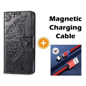 Luxury Embossed Butterfly Leather Wallet Flip Case For Samsung Galaxy A04S