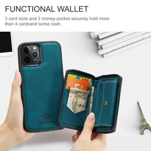 Nouveau boîtier de portefeuille magnétique pour iPhone 12