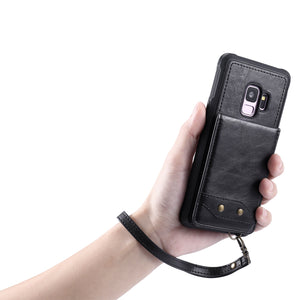 Rear Cover Type Protective Card Holster Phone Case For SAMSUNG Galaxy S9