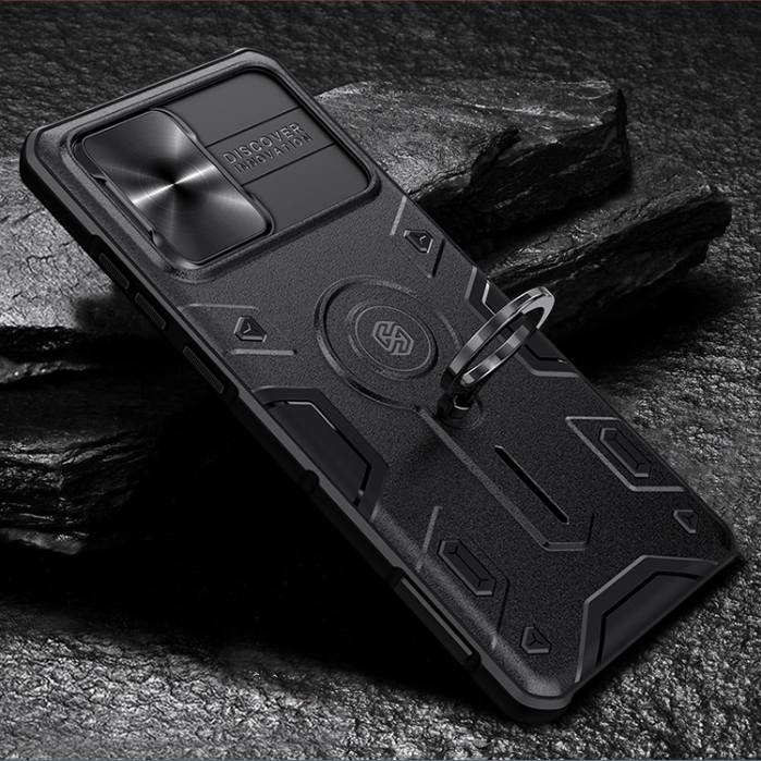 【Black rhino】Luxury Sliding Lens Protection ring holder case for Samsung NOTE 20