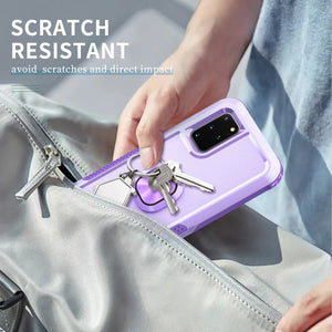 Robot Rotating Ring Bracket Phone Case For SAMSUNG Galaxy S20+