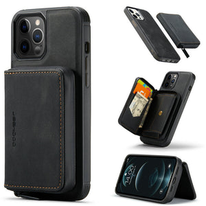 Nouveau boîtier de portefeuille magnétique pour iPhone 12