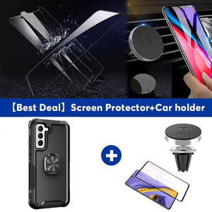 Robot Rotating Ring Bracket Phone Case For SAMSUNG Galaxy S22+ 5G