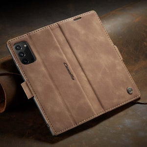 2021 New Retro Wallet Case For Samsung Note 20