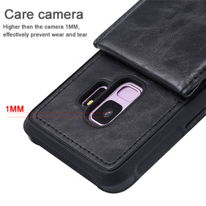 Rear Cover Type Protective Card Holster Phone Case For SAMSUNG Galaxy S9