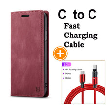 Load image into Gallery viewer, RFID Blocking Anti-theft Swipe Card Wallet Phone Case For SAMSUNG Galaxy S9plus