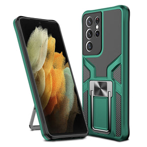 General's Armor Magenic Ring Bracket Phone Case For SAMSUNG Galaxy S21ULTRA 5G