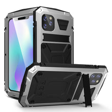 Load image into Gallery viewer, 【For iPhone 11 series】Luxury Doom Armor Waterproof Metal Aluminum Kickstand Phone Case