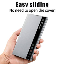 Load image into Gallery viewer, Luxury Vertical Smart Windows Leather Case For Samsung S20 series