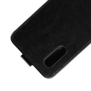 【2021 New】 Crazy Horse Pattern Flip Soft Card Holder Case For SAMSUNG A2 CORE