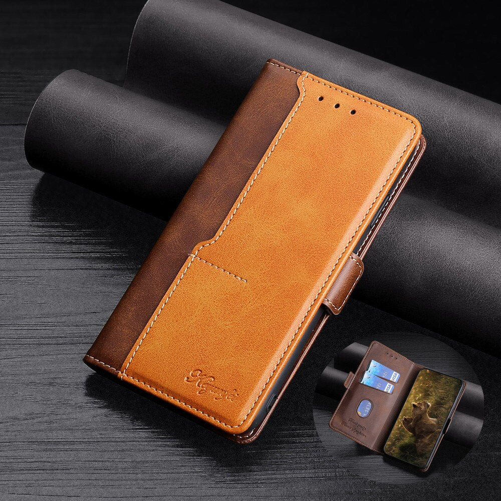 New Leather Wallet Flip Magnet Cover Case For LG K51