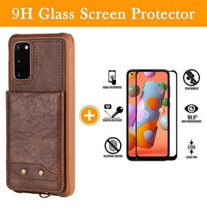 Rear Cover Type Protective Card Holster Phone Case For SAMSUNG Galaxy S20/S20 5G