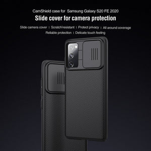 【Miroir noir】 Étui de protection de lentille de diapositive de luxe pour Samsung S20 Fe