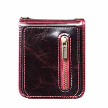 Load image into Gallery viewer, Galaxy Z Flip3 5G Luxury Zipper Texture Leather Crack Wallet Case For SAMSUNG Galaxy Z Flip3 5G