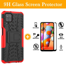 Load image into Gallery viewer, Rubber Hard Armor Cover Case For Samsung Galaxy A12