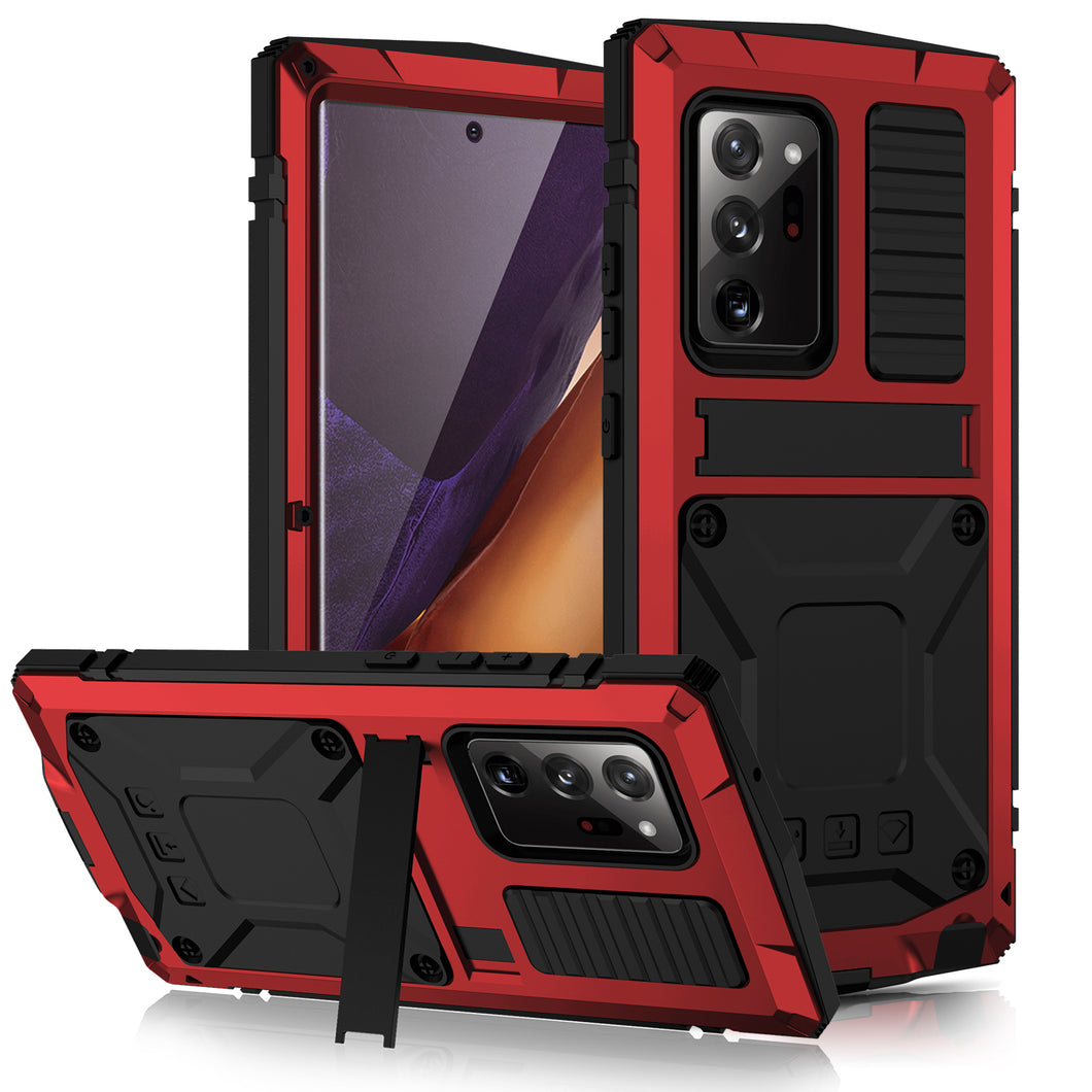 【FOR NOTE20 Series】Luxury Doom Armor Waterproof Metal Aluminum Kickstand Phone Case