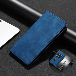 PU Leather Vintage Card Holder Flip Cover Magnetic Cases For Samsung Galaxy S10/S10Plus/S10E/S10Lite