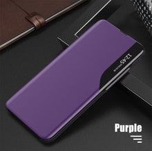 Load image into Gallery viewer, Luxury Smart Window Magnetic Flip Leather Case For Samsung A71