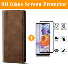 Load image into Gallery viewer, Retro Skin Feel Lines Flip Wallet Phone Case For SAMSUNG Galaxy S21 (5G)