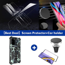 Load image into Gallery viewer, Camouflage Luxury Armor Shockproof Case With Kickstand For Samsung Galaxy A03S