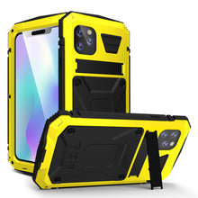 Load image into Gallery viewer, 【For iPhone 11 series】Luxury Doom Armor Waterproof Metal Aluminum Kickstand Phone Case