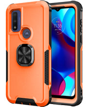 Load image into Gallery viewer, Robot Rotating Ring Bracket Phone Case For MOTO G PURE