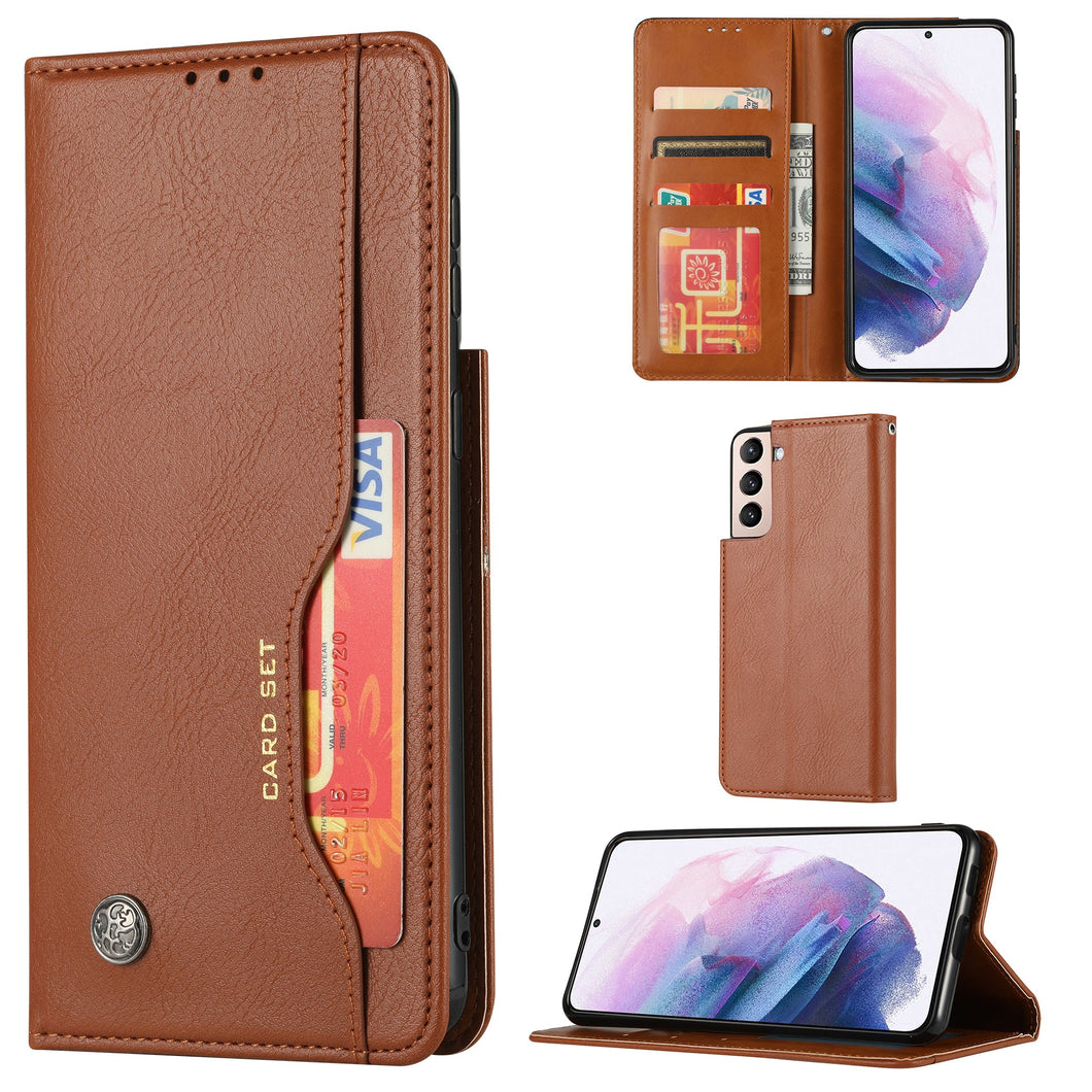 2022 NEW Clamshell Card Phone Case For SAMSUNG Galaxy S21+ 5G