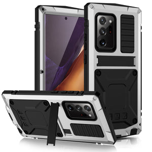 [ Samsung NOTE20 Series ] Luxury Doom Armor Waterproof Metal Aluminum Kickstand Phone Case