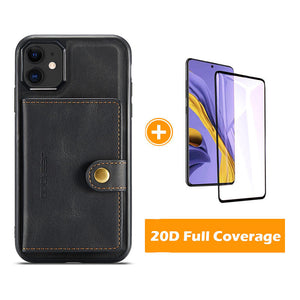 Nouveau boîtier de portefeuille magnétique pour iPhone 12