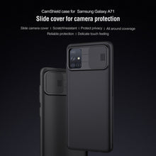 Charger l&#39;image dans la galerie, 【Miroir noir】 Étui de protection de lentille de diapositive de luxe pour Samsung A71