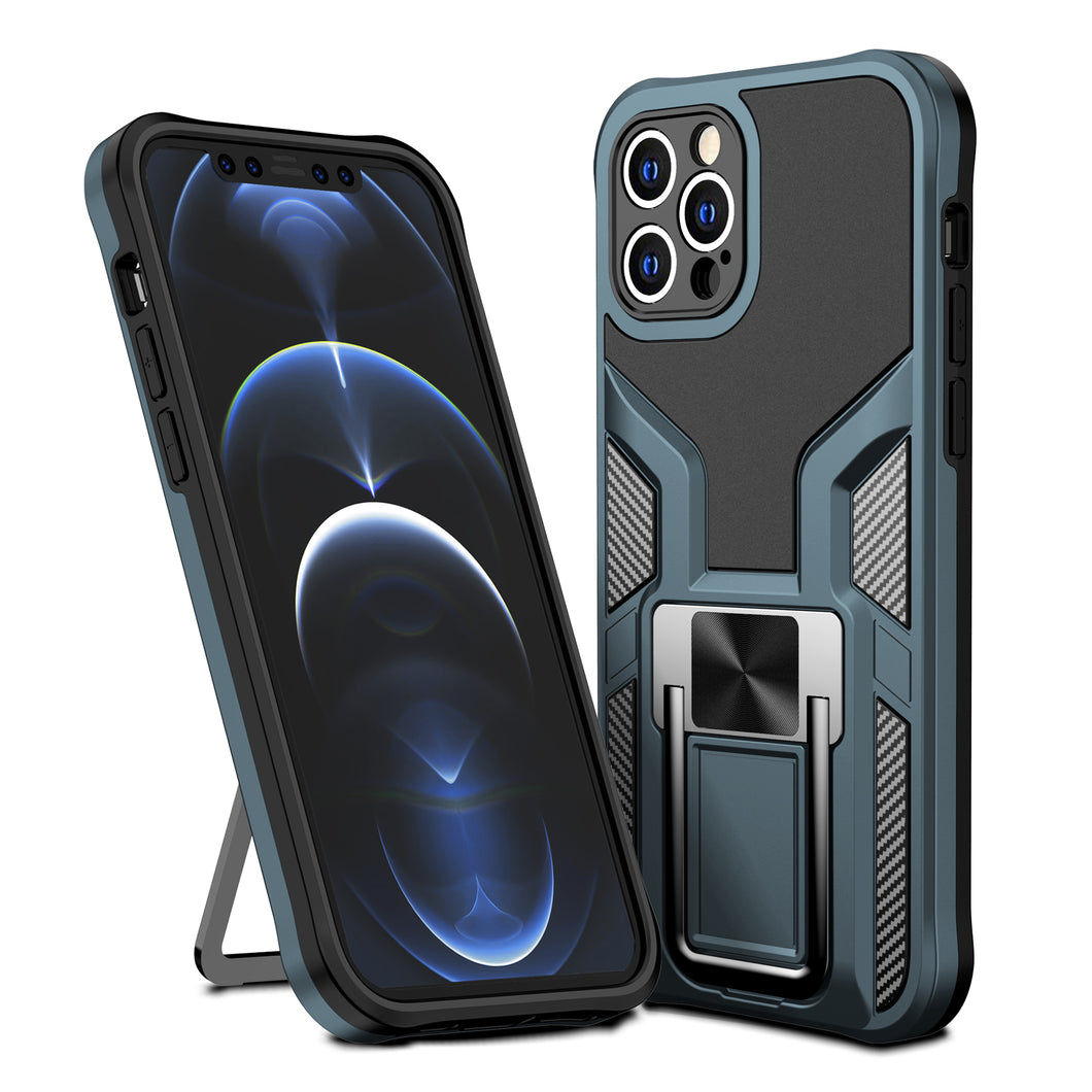 General's Armor Magenic Ring Bracket Phone Case For iPhone 12 Series