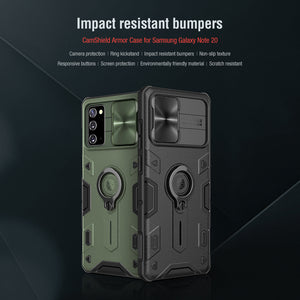 [rhinocéros noirs] Samsung note 20 Deluxe Sliding lens Protective ring Retaining box