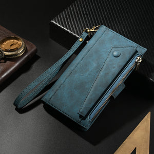 Star Multifunction Zipper Wallet Card Leather Case For SAMSUNG Galaxy S21Ultra