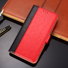 Load image into Gallery viewer, Ostrich Pattern Leather Wallet Flip Magnet Cover Case For Google Pixel 3/3A/3XL/3AXL