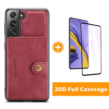 Load image into Gallery viewer, New Magnetic Wallet Phone Case For Samsung S21 FE 5G