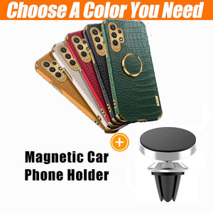 Colapachic Leather Magnetic Car Holder Phone Case For Samsung Galaxy A13