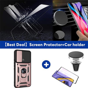 Luxury Lens Protection Vehicle-mounted Shockproof Case For MOTO G Power (2022)