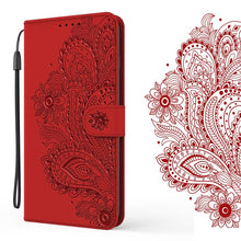 Load image into Gallery viewer, Peacock Embossed Imitation Leather Wallet Phone Case For Motorola