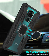 Load image into Gallery viewer, Warrior Style Magnetic Ring Kickstand Phone Cover For Redmi Note9