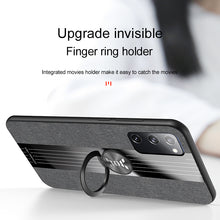 Charger l&#39;image dans la galerie, Fashion Luxury Fabric protective cover with magnetic ring clip for samsug