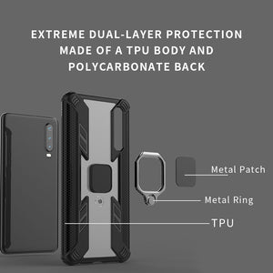 Huawei p30 Warrior Magnetic ring support phone Cover