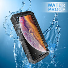 Load image into Gallery viewer, 【For iPhone X Series】Luxury Doom Armor Waterproof Metal Aluminum Kickstand Phone Case