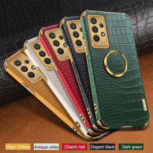 Load image into Gallery viewer, Colapachic Leather Magnetic Car Holder Phone Case For Samsung Galaxy A52