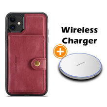 Charger l&#39;image dans la galerie, Nouveau boîtier de portefeuille magnétique pour iPhone 12