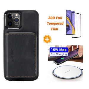 Nouveau boîtier de portefeuille magnétique pour iPhone 12