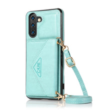 Load image into Gallery viewer, Triangle Crossbody Multifunctional Wallet Card Leather Case For Samsung NOTE10