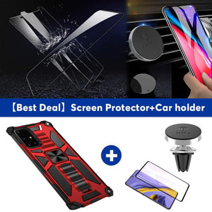 Luxury Armor Shockproof With Kickstand For SAMSUNG A71