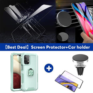 Robot Rotating Ring Bracket Phone Case For SAMSUNG Galaxy A32 5G
