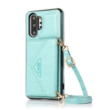 Load image into Gallery viewer, Triangle Crossbody Multifunctional Wallet Card Leather Case For Samsung NOTE10Plus
