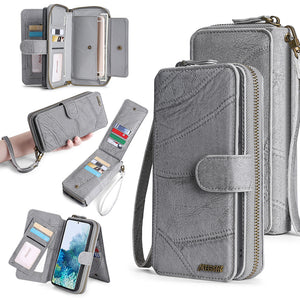 Multifunctional Zipper Wallet Detachable Card Case For iPhone 12 Series